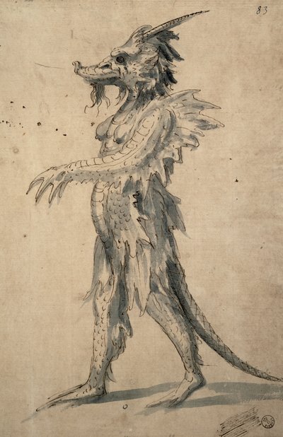 Design for a Dragon by Giuseppe Arcimboldo